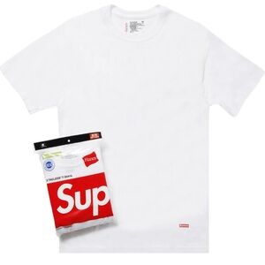 ONE SUPREME Hanes Comfort Soft White T-Shirt